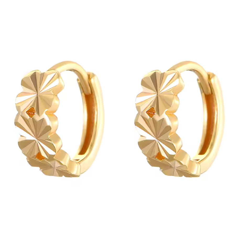 Bloom Huggie Earrings